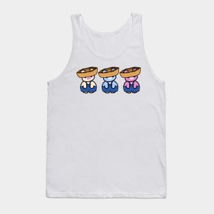 Three Chibis (Farmers) Tank Top